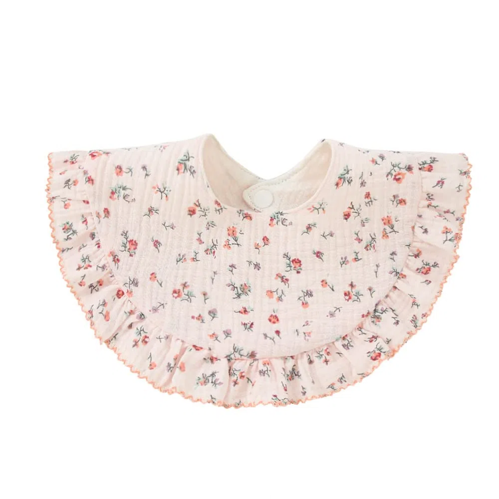Nishine 4 piezas Unisex bebé muselina Bandana Drool baberos 360 grados giratorio algodón dentición alimentación Baberos babeo para niño niña