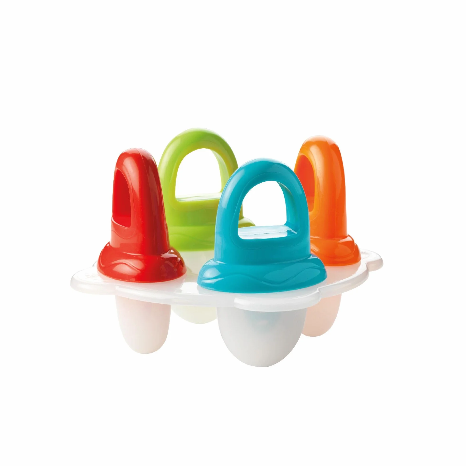 Nuby - Bandeja para polos - Recipiente para preparar 4 polos - Moldes para polos para bebés y niños - Multicolor - 6+ meses - 320ml - Sin BPA
