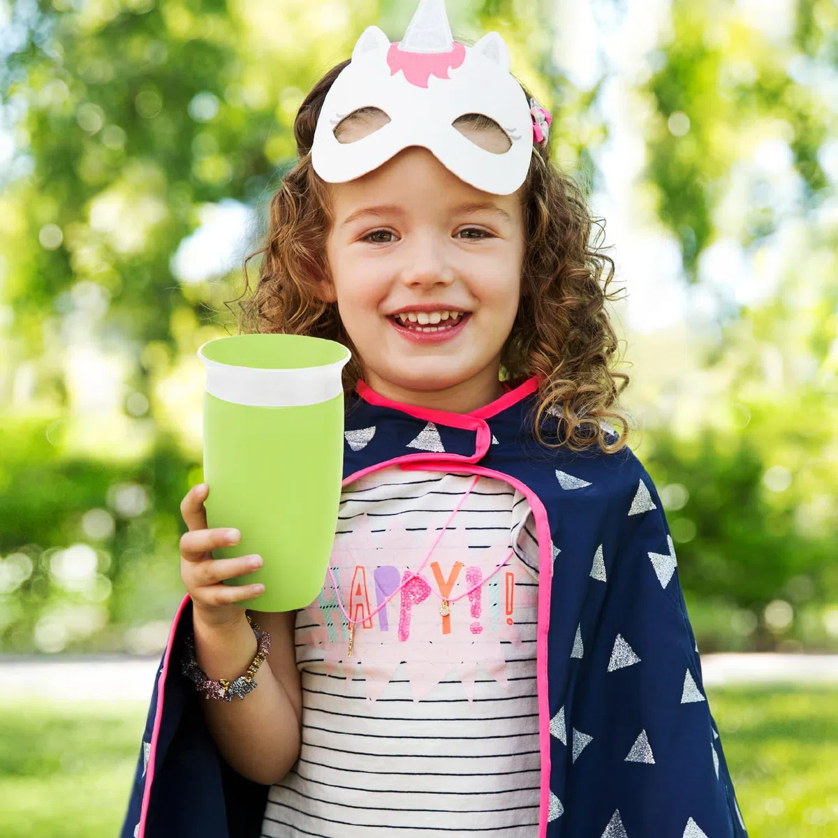 Munchkin Taza Antigoteo Miracle 360, Taza para Bebé & Niño Pequeño, Tazas para Bebé & Niño Pequeño Libre de BPA, Sin Derrames, A Prueba de Fugas, 12+ Meses - 10oz/296ml, 2 Pack, Azul/Verde