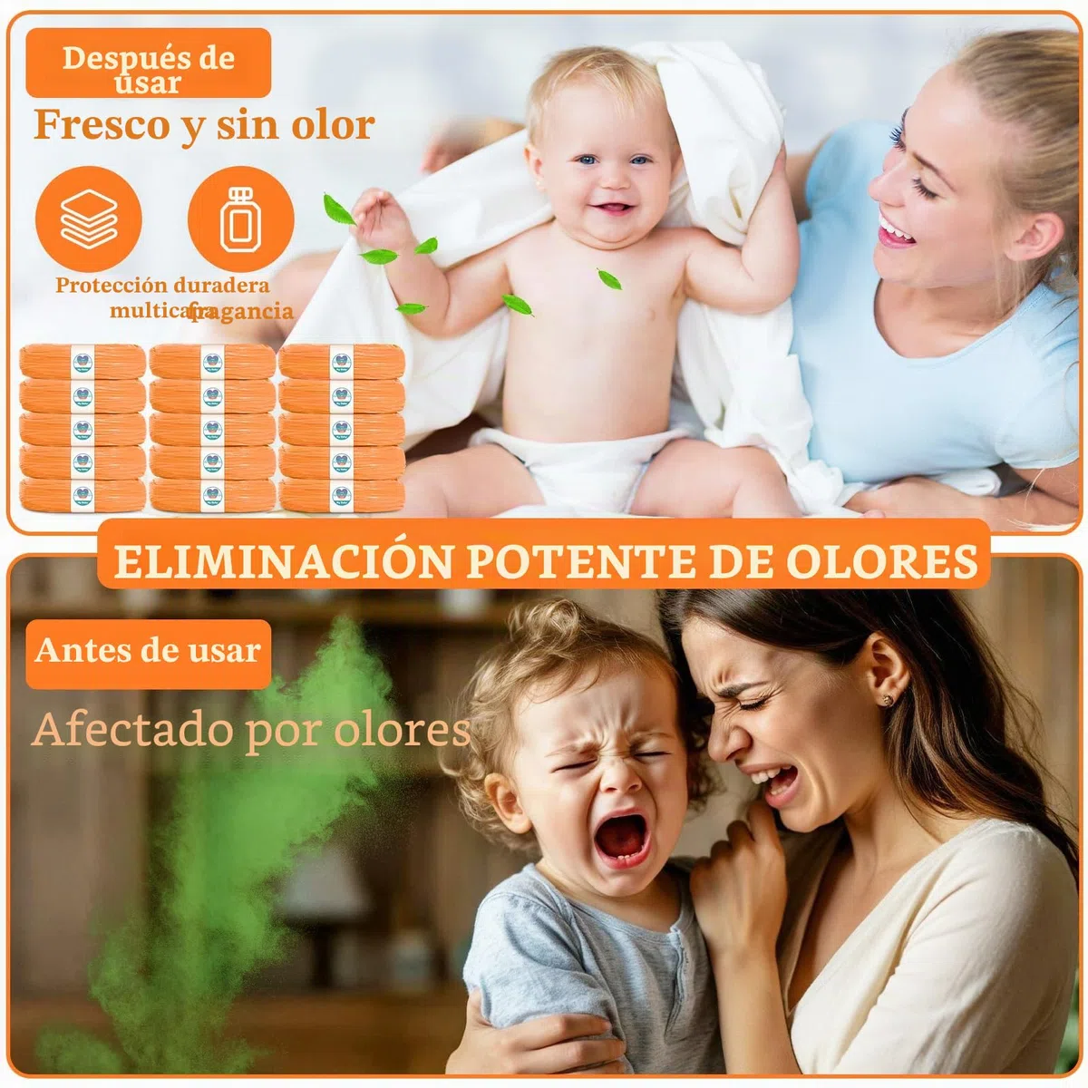 15 Piezas Recambios Cubos de Pañales, Película Engrosada Con Buena Hermeticidad Y Resistente A Los Olores, Adecuada Para Tommee Tippee Sangenic Tec, Simplee Sangenic, Twist & Click