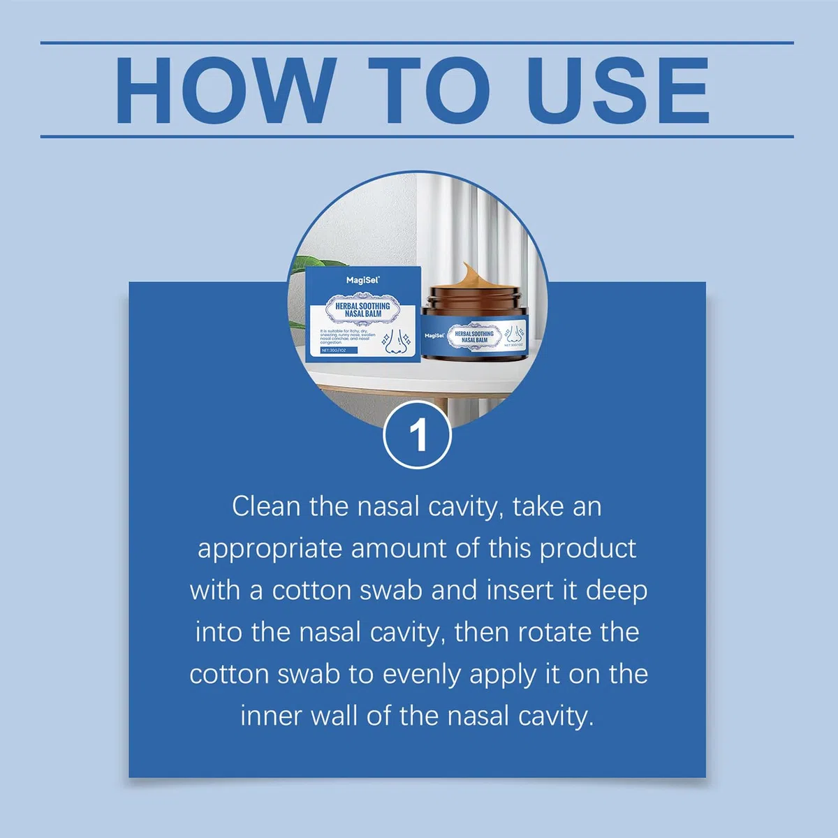 Crema Para El Cuidado Nasal, Extracto De Hierbas Crema Para La Nariz Congestionada, Tarro Hidratante Portátil para Viajes Hombres Mujeres Adultos, Apoyo para el Bienestar Familiar y Personal, 30g
