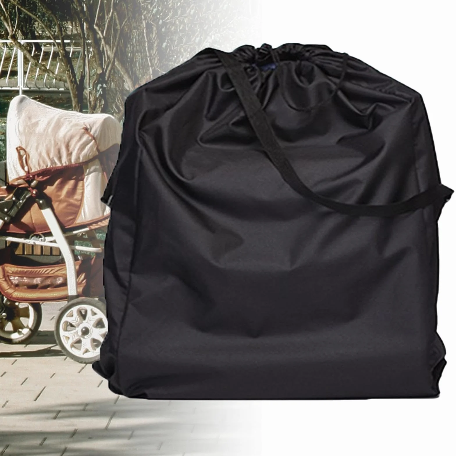 Bolso para Silla de Paseo de Bebé,Bolsa Carrito Bebe Cierre Ajustable, Funda Carro Bebe Universal con Protección Solar, 67cmx50cmx30cm