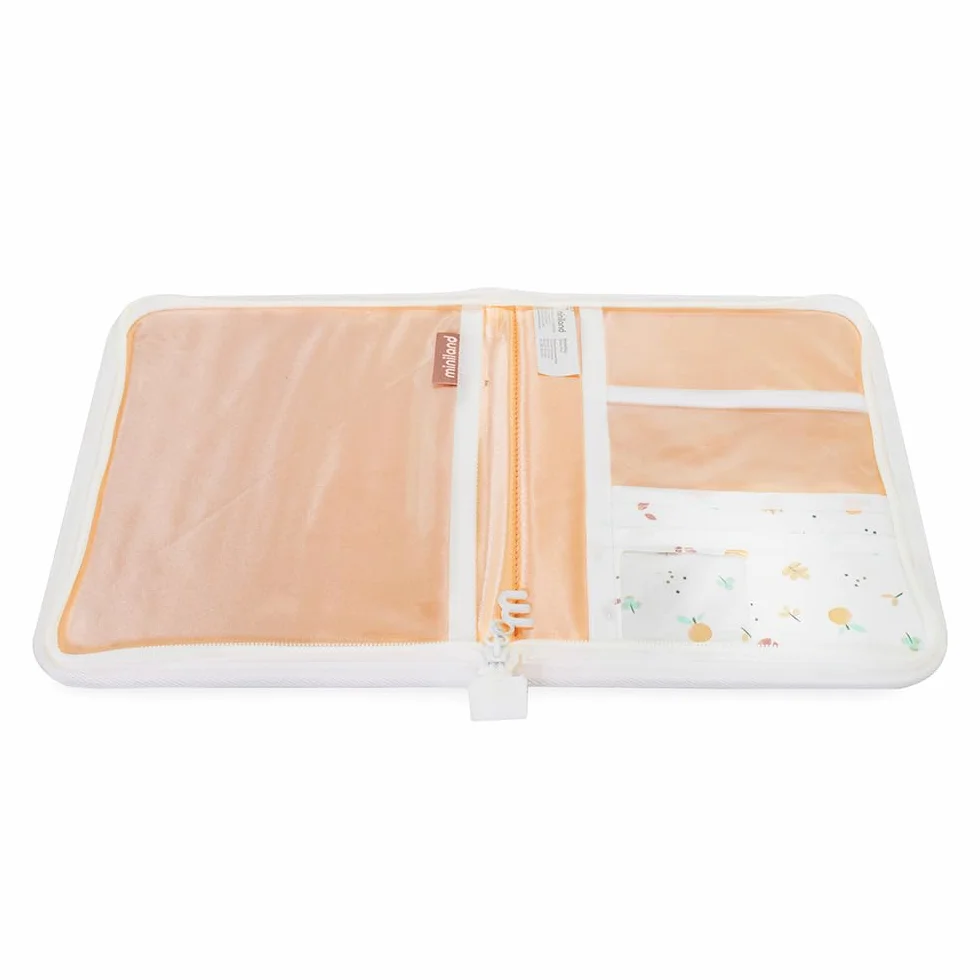 Miniland Portadocumentos Cartilla Sanitaria del Bebé, Ideal para Documentos niños y niñas, Accesorio Maternidad, Regalos Recien Nacido, Regalos para Baby Shower