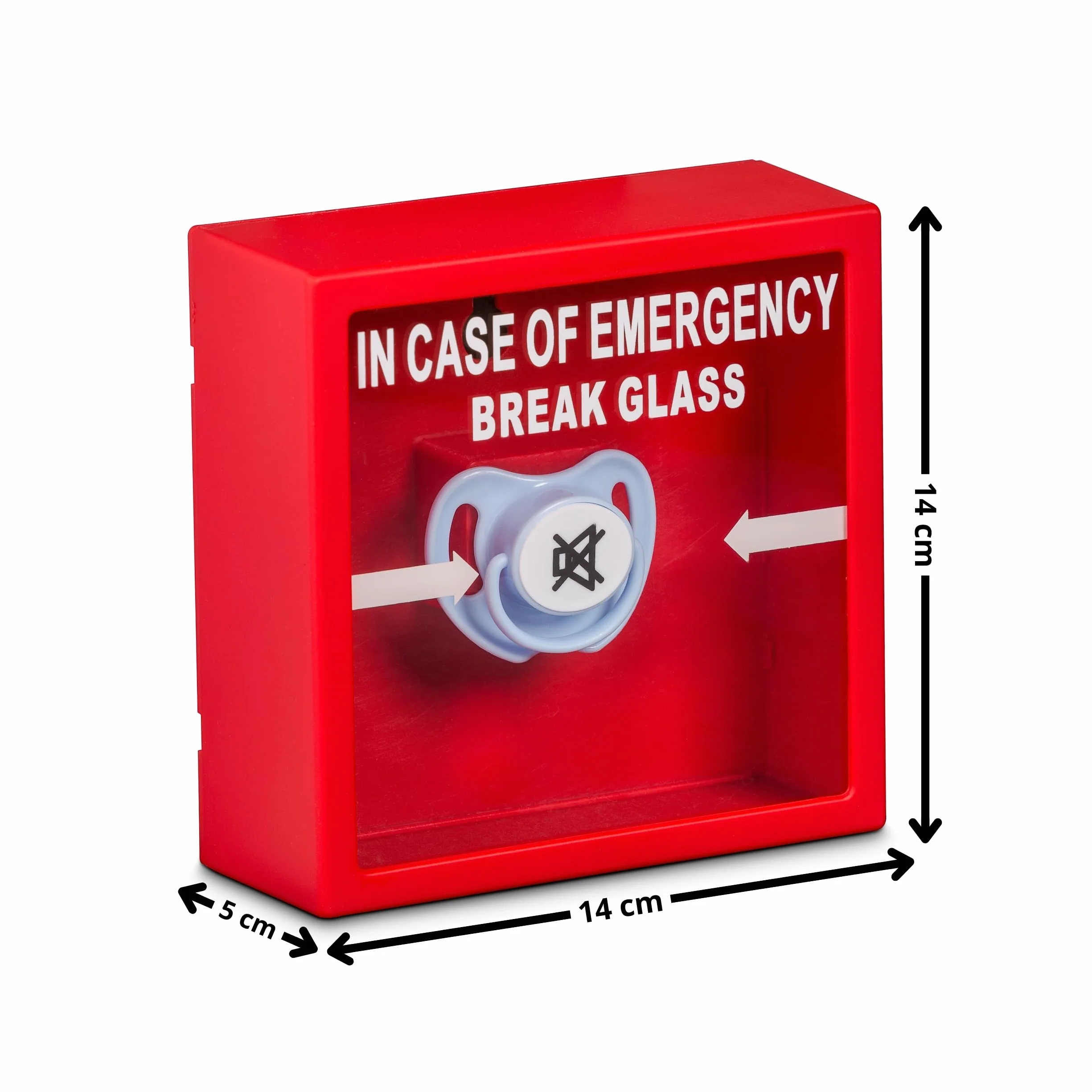 Froster Baby Emergency Frame - In Case of Emergency Break Glass, En Easo de Emergencia Rompa el Cristal, Regalo para Nuevos Padres, para Padres Primerizos, Regalo Nuevo Papá, Nueva Mamá