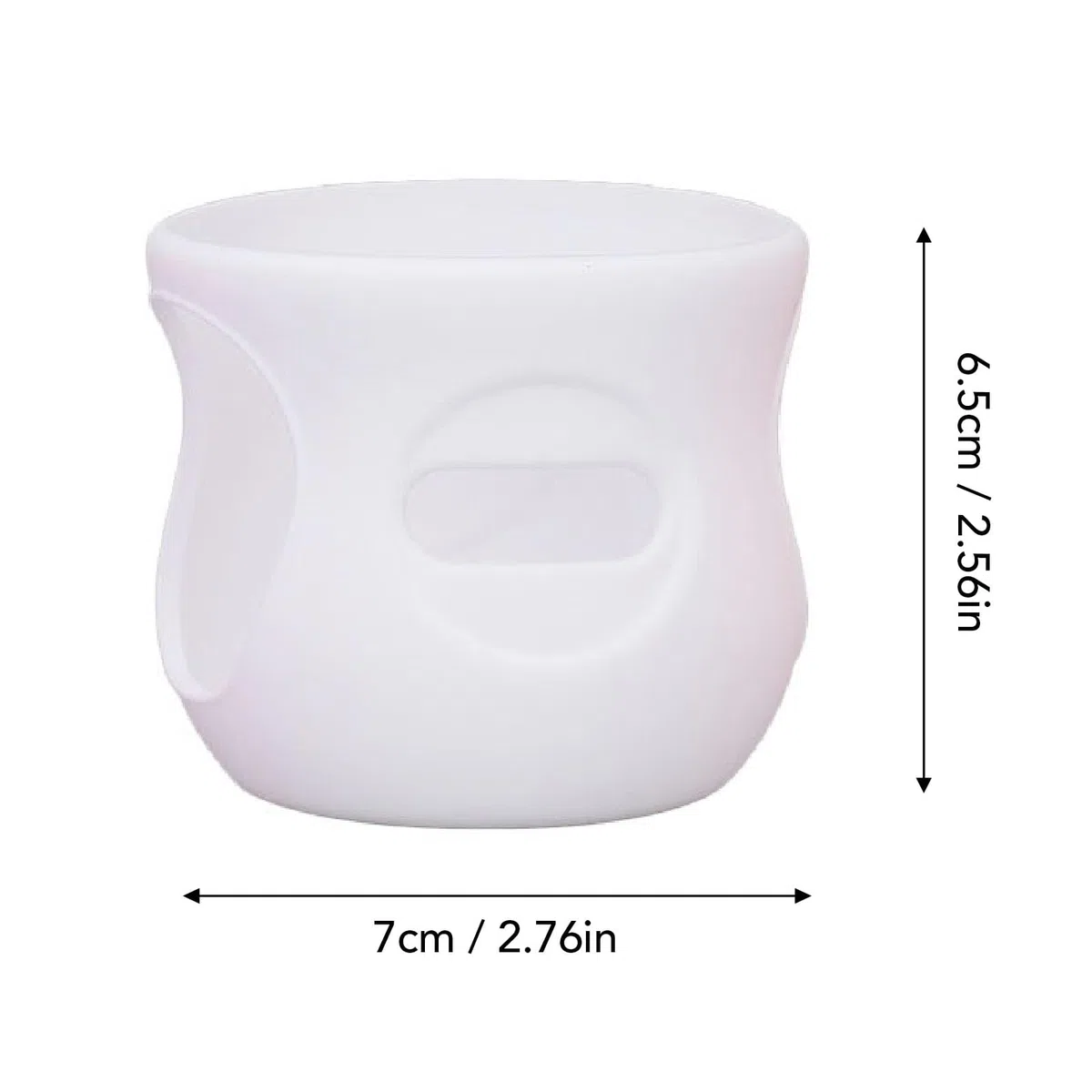 3 Fundas de Silicona para Biberones de 4 Onzas, Antiescaldaduras, Funda para Biberones de Vidrio para Uso Domstico o de Viaje (Blanco+Verde claro+Verde oscuro