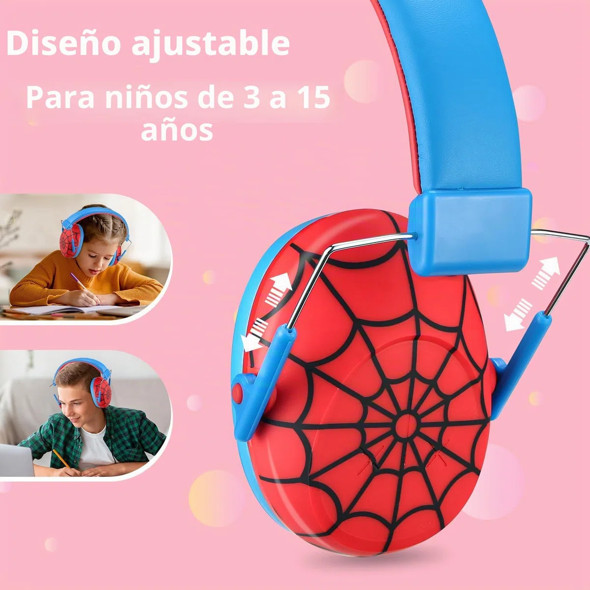 Procase Auriculares de Protección Auditiva Infantil, Orejeras Cancelación de Ruido NRR 24 dB para Niños Adolescentes juveniles para Estudiar Disparar Viajes
