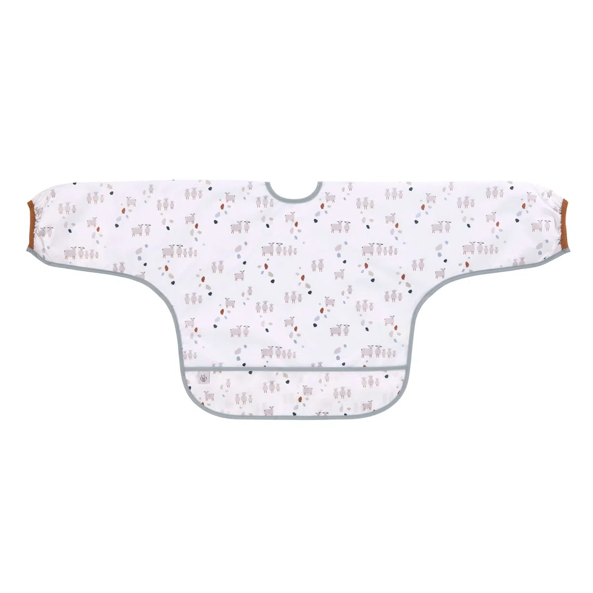 LÄSSIG Baby Long Sleeve Bib Set (2 pcs.) para atar en el protector de captura/babero de manga larga