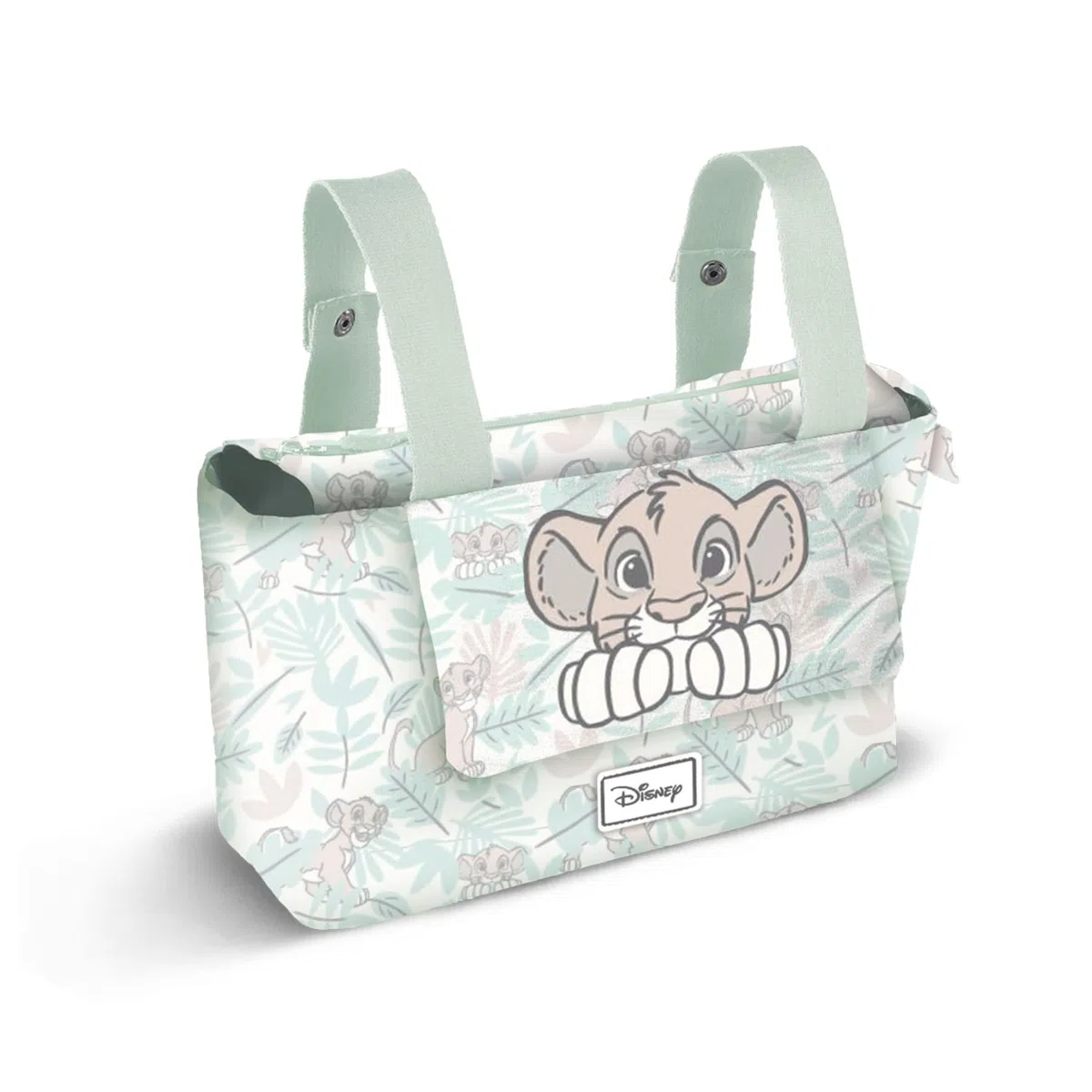 Disney El Rey León Roar-Bolso Organizador Carro Bebé Hamper Mommy, Turquesa, 31 x 27 cm