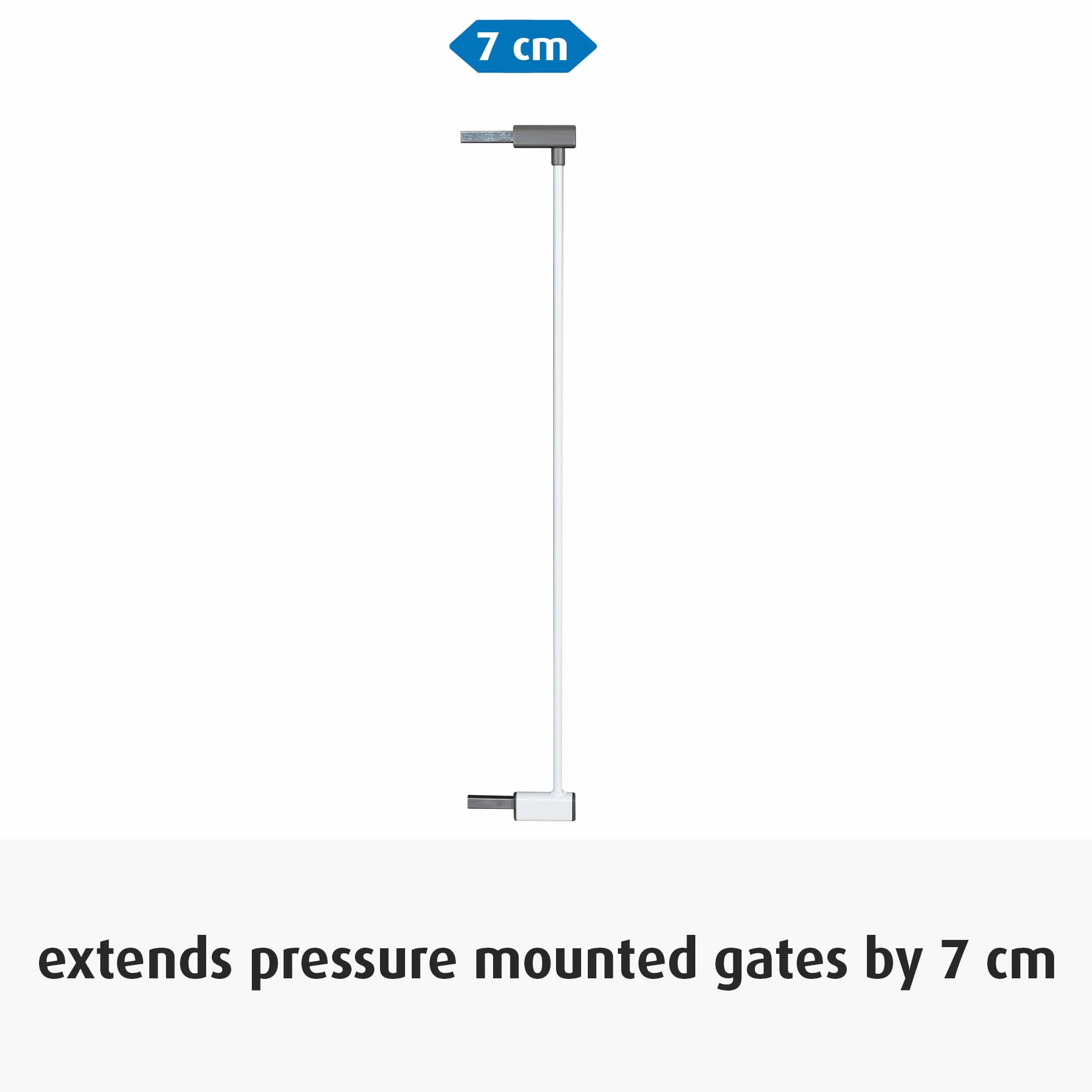 Reer extensión 7 cm para barrera de seguridad klemmgitter gris/color blanco