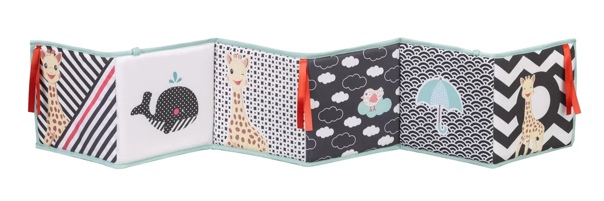 Sophie la Girafe - Libro Desplegable Reversible - Desde el Nacimiento