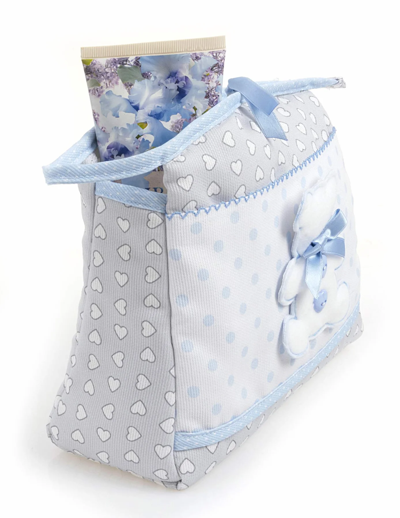 FILET Bolsa con Cremallera | Neceser de Viaje, Color Azul Cielo