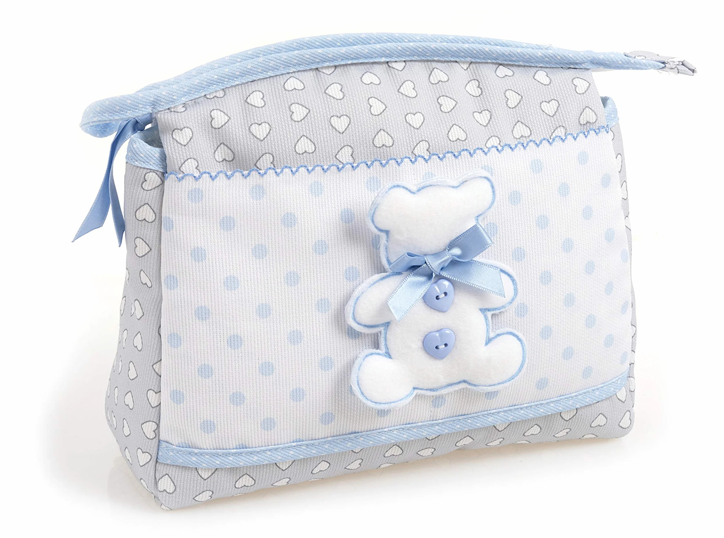 FILET Bolsa con Cremallera | Neceser de Viaje, Color Azul Cielo