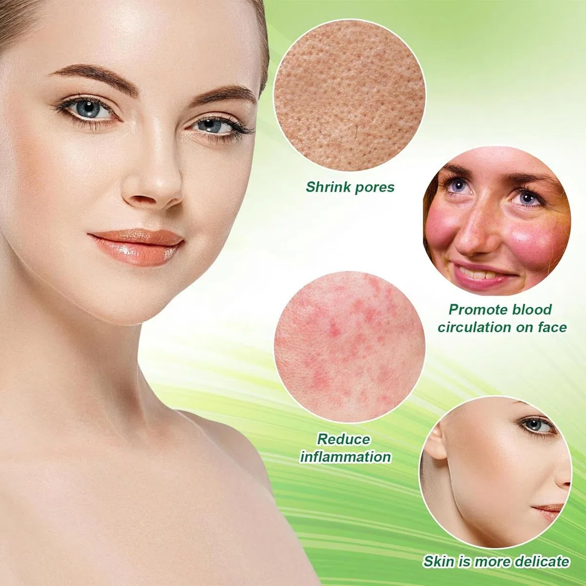 Genérico Bolsa De Baño De Hielo Facial, Recipiente Facial, De Silicona Con Bandeja Integrada Para Cubitos Plegable Para Cuidado De La Piel Spa Y Hogar