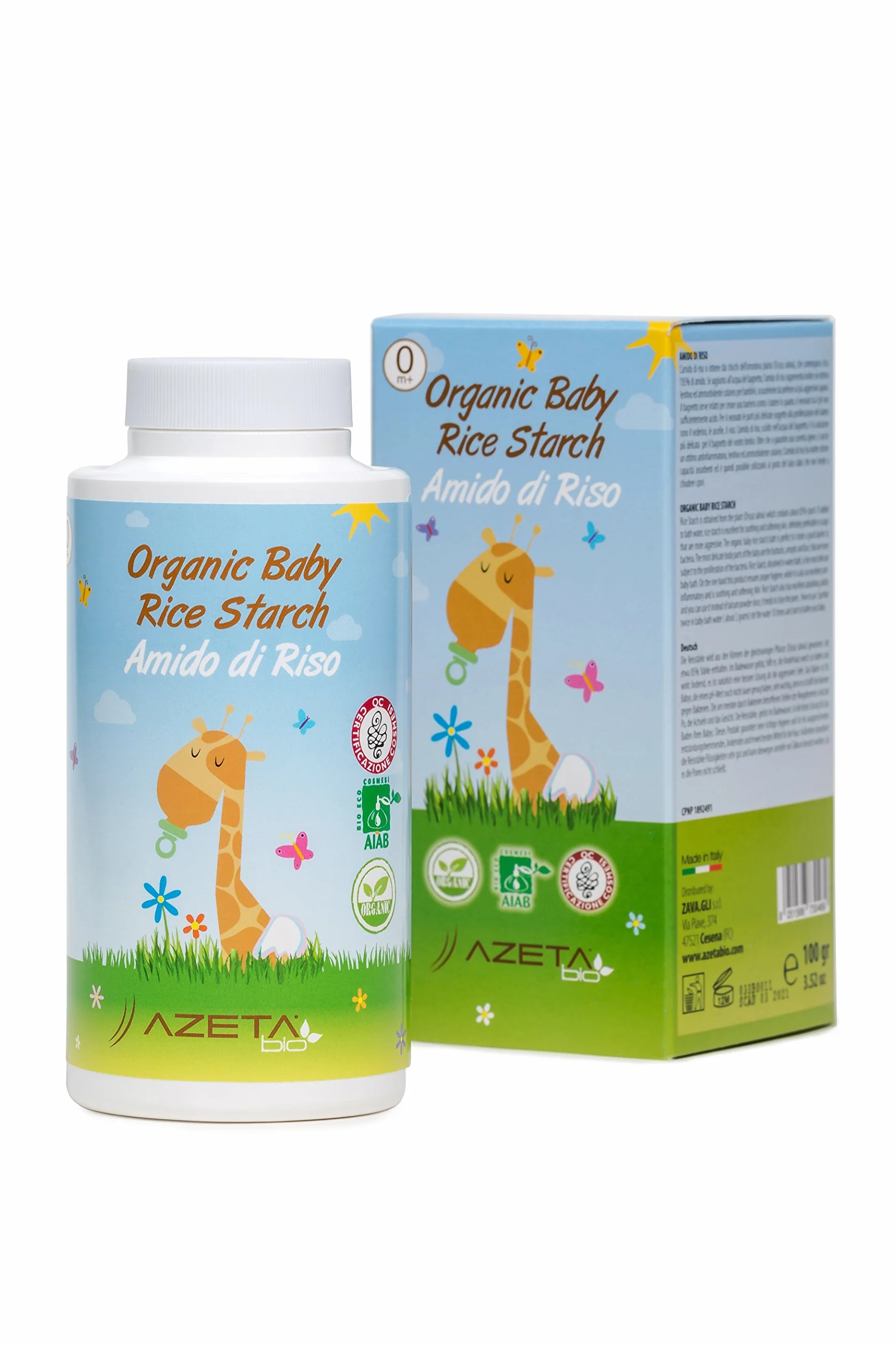 Organic Baby Rice Starch - AZETAbio - 100 ml