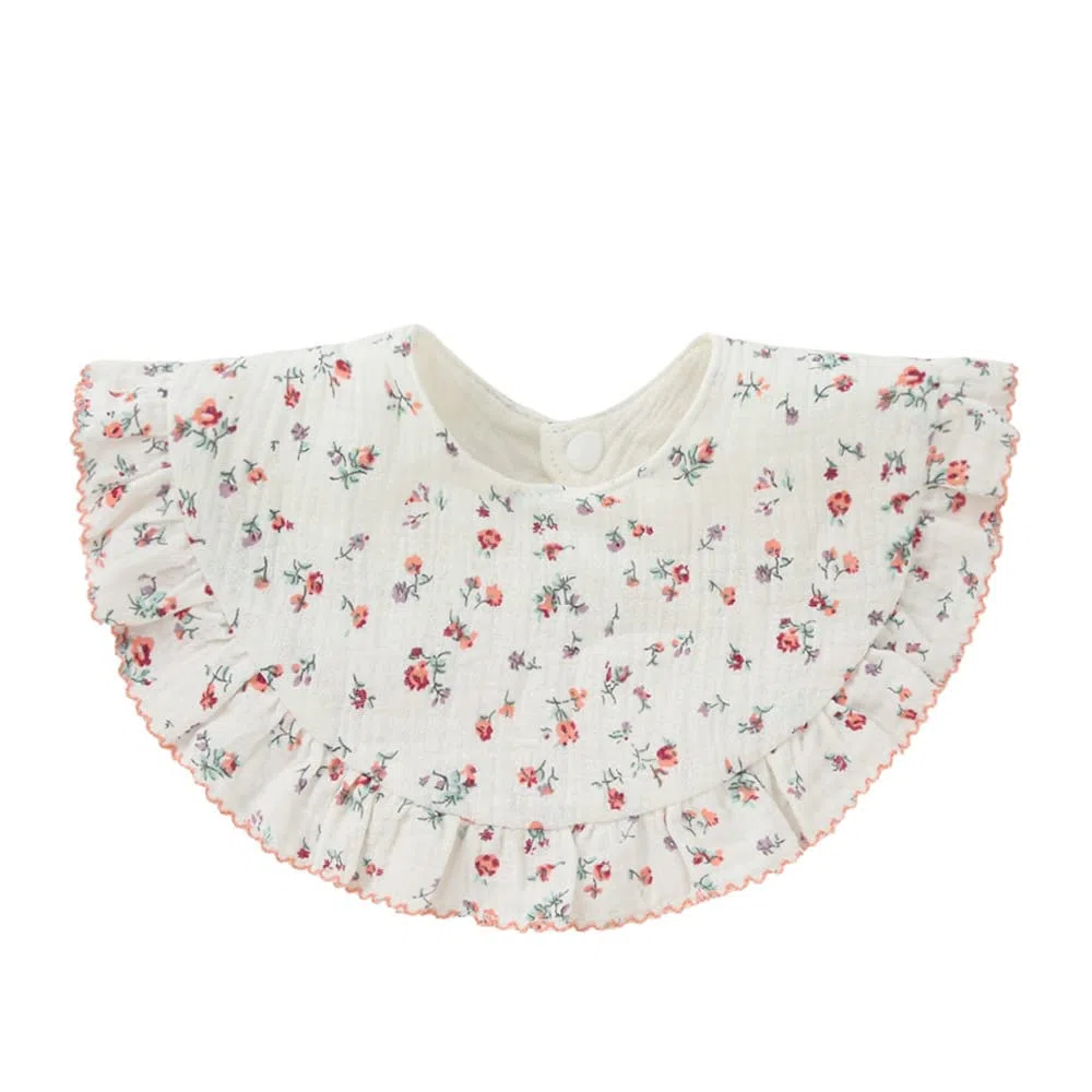 Nishine 4 piezas Unisex bebé muselina Bandana Drool baberos 360 grados giratorio algodón dentición alimentación Baberos babeo para niño niña