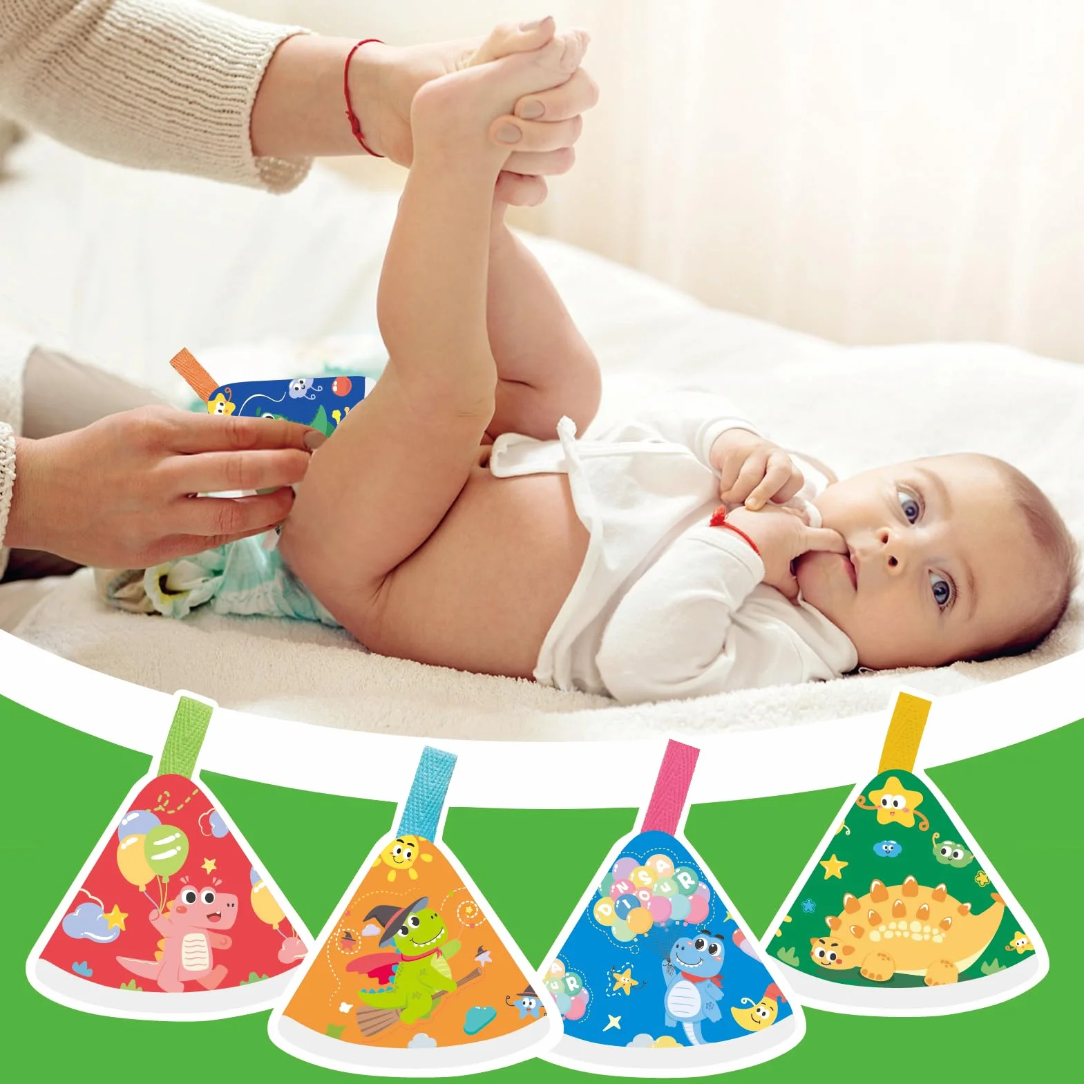 Lote de 20 sábanas húmedas reutilizables para bebé niño Accesorio para cambio de pañal para niños, d, Talla única