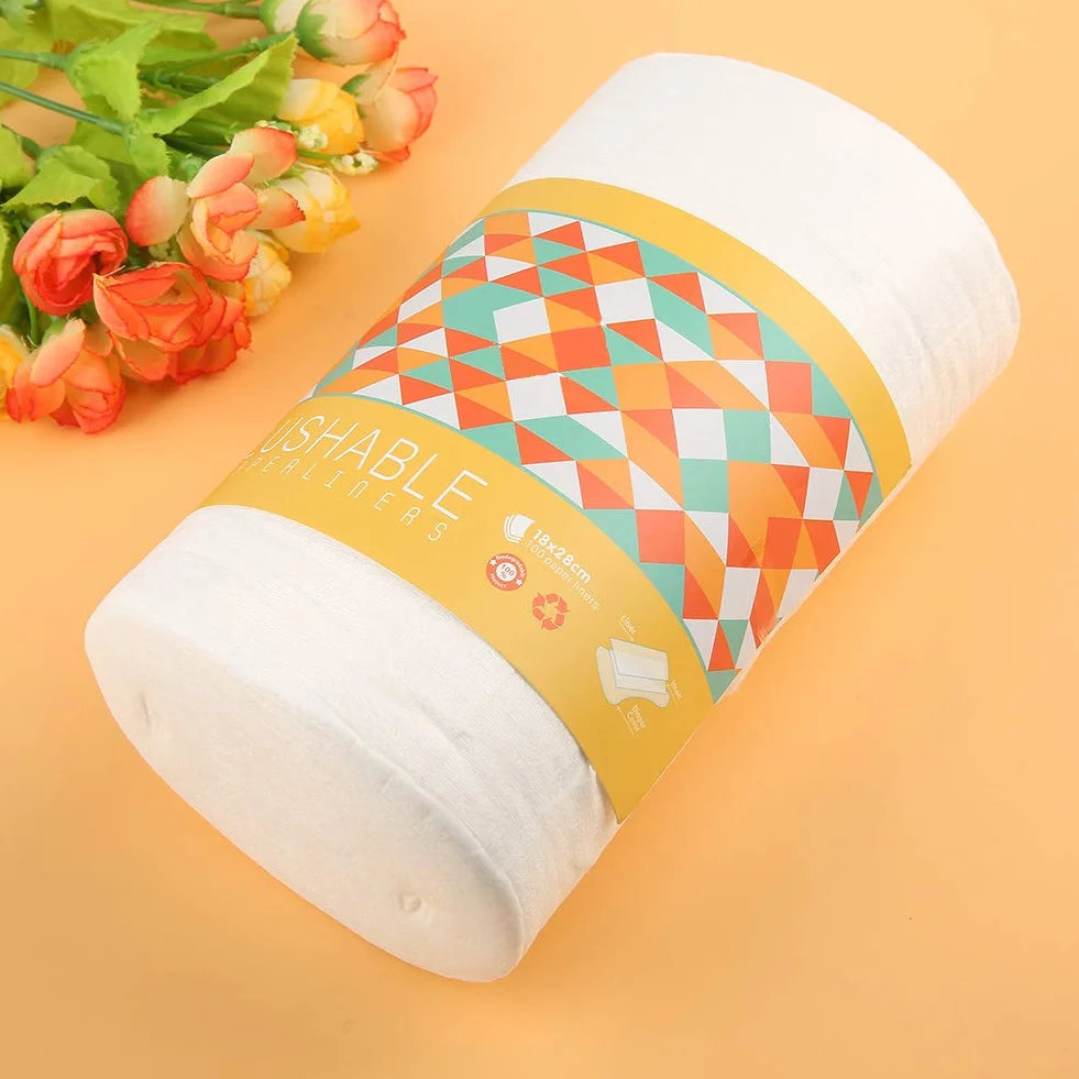 100 Uds. Forros de Pañales Desechables, Pañales de Tela que Inhiben el Crecimiento Bacteriano, Perfectos para Pantalones de Pañales