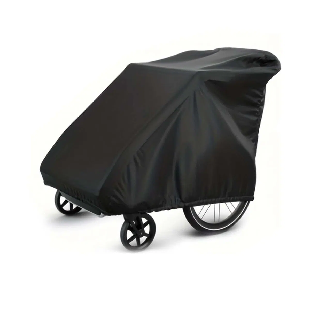 Funda plegable para remolque de bicicleta, Remolque de bicicleta de garaje plegable, Funda plegable para remolque de Remolque de perros, Tejido Oxford 210D impermeable y cortavientos