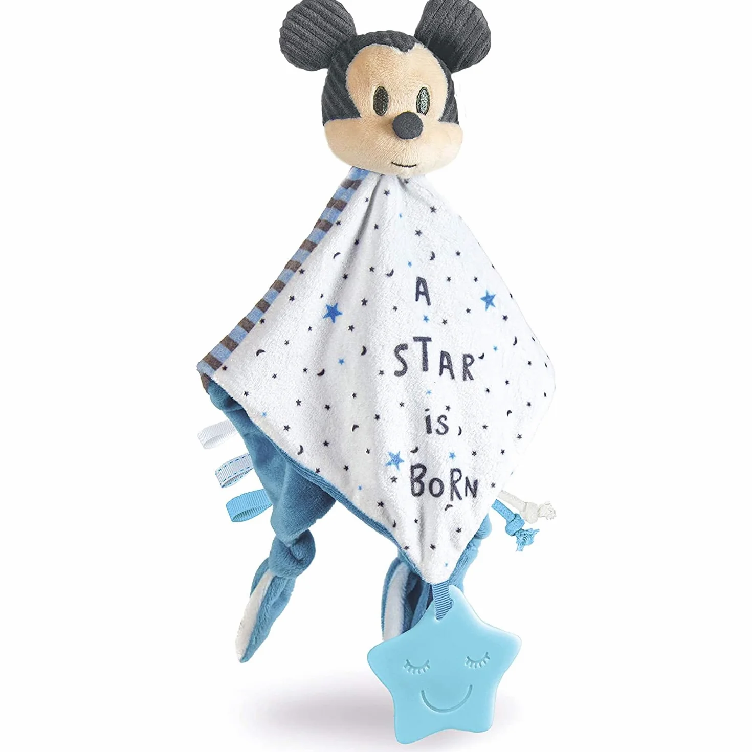 Clementoni - Disney Baby - Manta de edredón Suave de Mickey, Lavable a máquina, Juguete Educativo, Adecuada para niños de 0 Meses en adelante, 17345