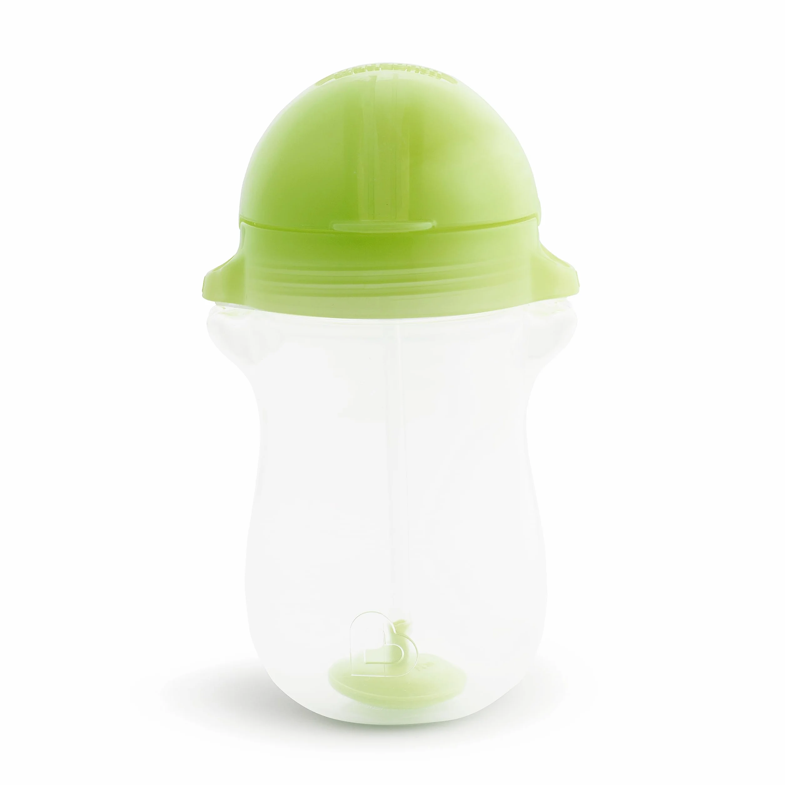 Munchkin Click Lock Set de Tazas con Pajita Tip & Sip, Tazas para Bebé y Niño Pequeño con Pajita, Libre de BPA, Sin Derrames, Tazas para Niños, 296ml, Set de 2, Verde/Azul