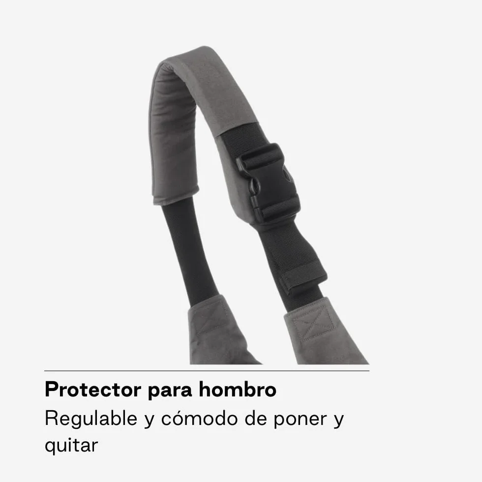 Jané Catch Bandolera Bebé Cadera Porteo Lateral Ajustable Ergonómico Antideslizante 100% Algodón 9-48 Meses Gris
