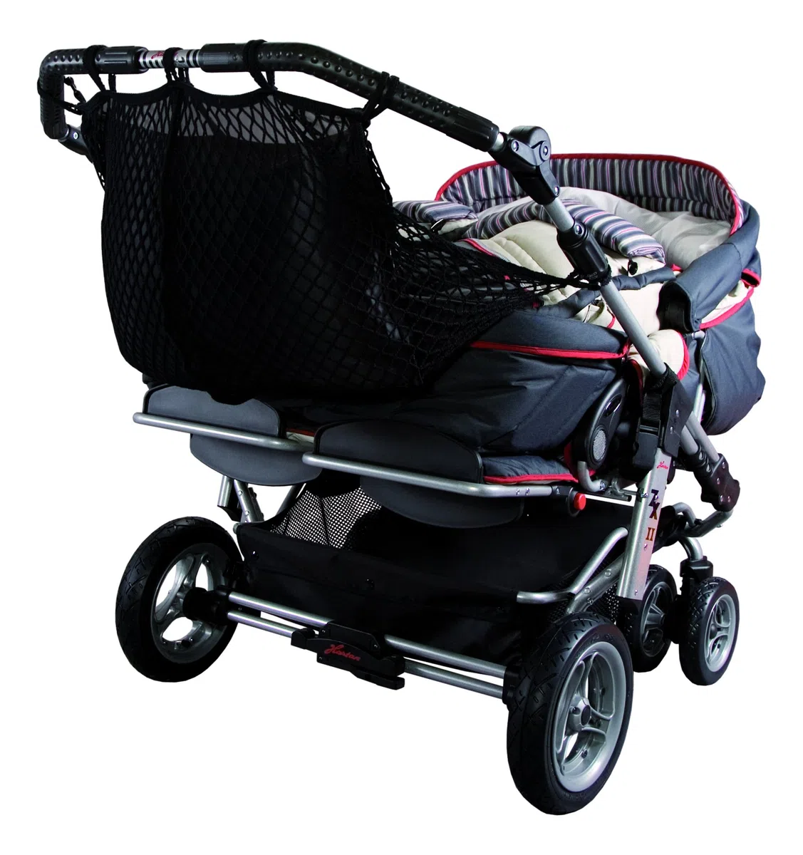 Sunnybaby 850120019- Red de compras para carrito gemelo, color negro