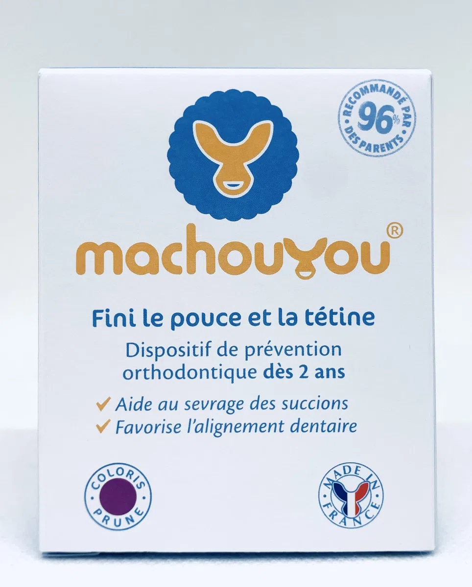 MACHOUYOU Dispositif 1ere Dentition - Sevrage Tetine PRUNE