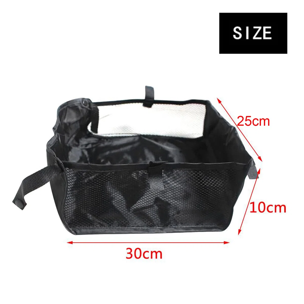 Cochecito de Bebé, Cesta Inferior, Carrito de Bebé, Caja de Almacenamiento de Compras, Bolsa Organizadora, 12 X 10 X 4 Pulgadas