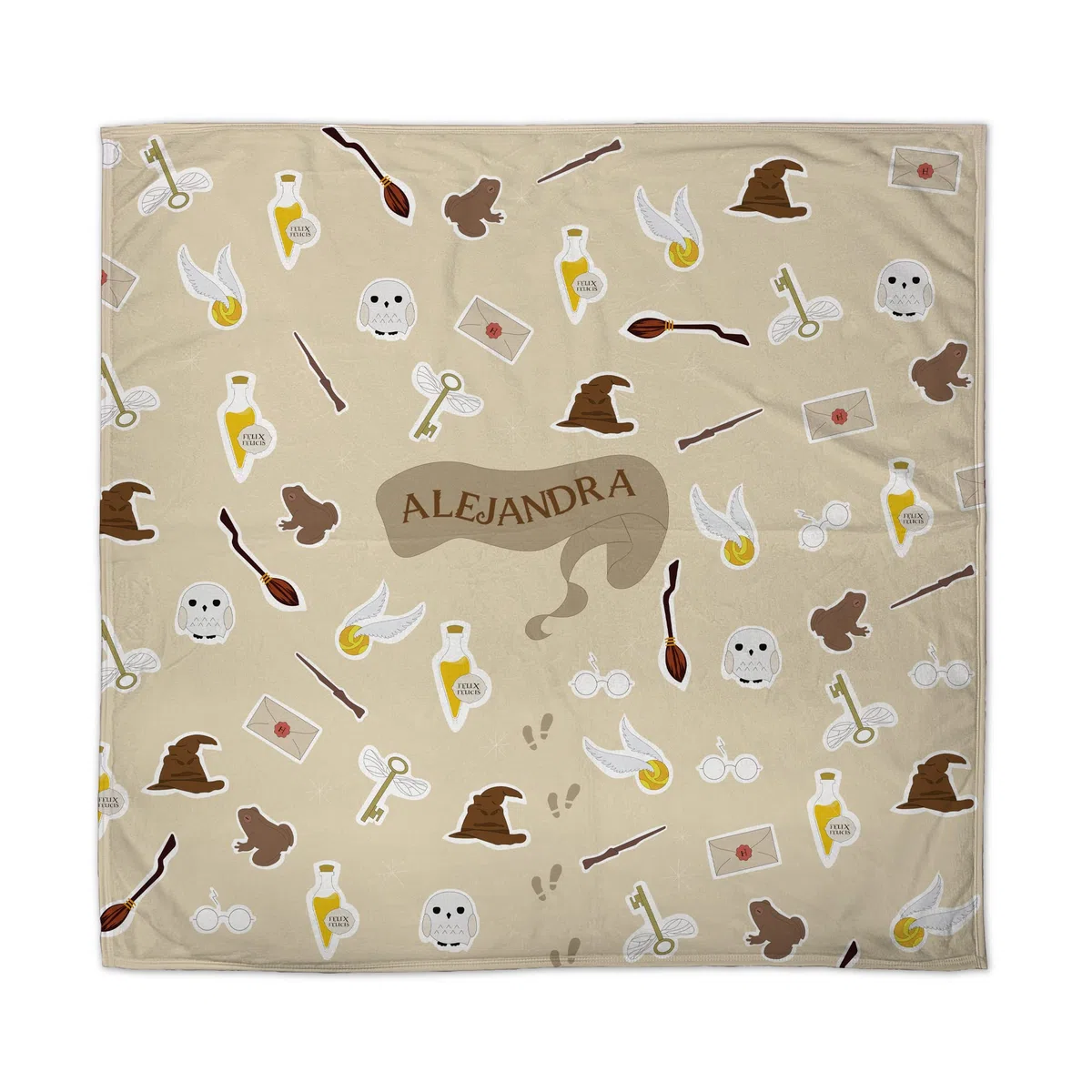 LolaPix Manta para bebé. Regalo bebé recién Nacido. Manta Personalizada con Nombre. Tejido Polar. Varios diseños. Magia