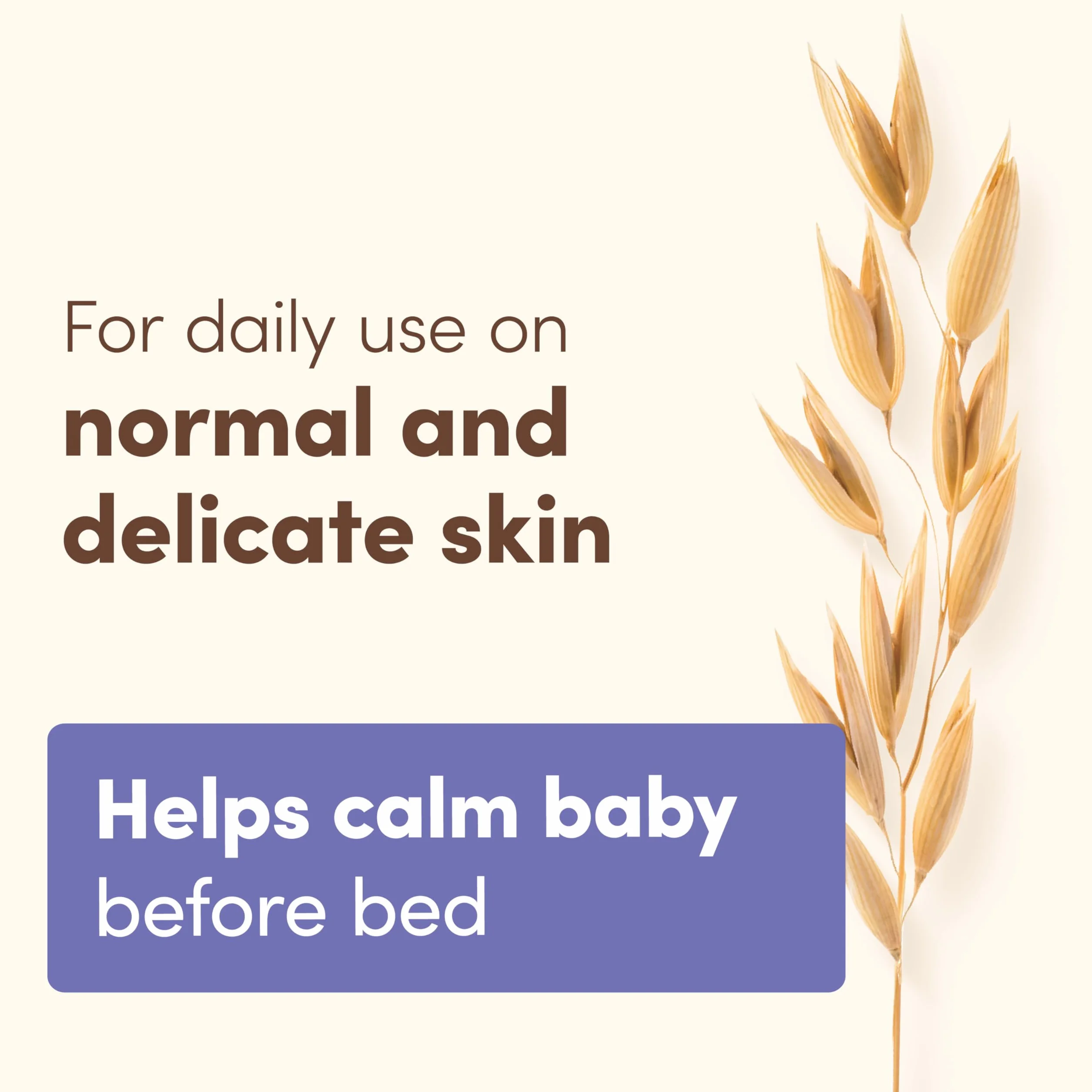 Aveeno Baby Calming Comfort Bagno alla Lavanda & Vaniglia, ipoallergenico e strappo-libero, 8 fl. oz