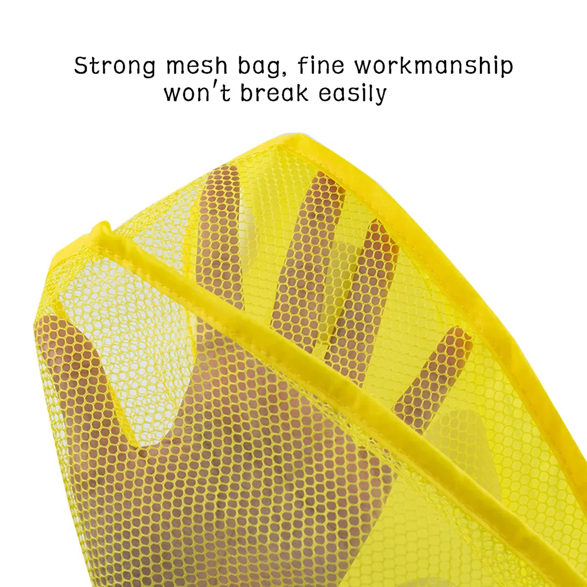 Kikuo Organizador de almacenamiento de juguetes para el baño del bebé, soporte para juguetes para la bañera, red para juguetes para bebés, pato amarillo con 2 ventosas fuertes