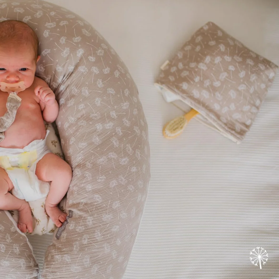 MIMUSELINA Neceser Bebe para Recien Nacido, Bolsa de Aseo Bebe Hecha a Mano - Neceser para Recien Nacidos Plastificado Anti Calado y Impermeable - para Llevar Cremas, Toallitas, Pañales (Waffle Mint)