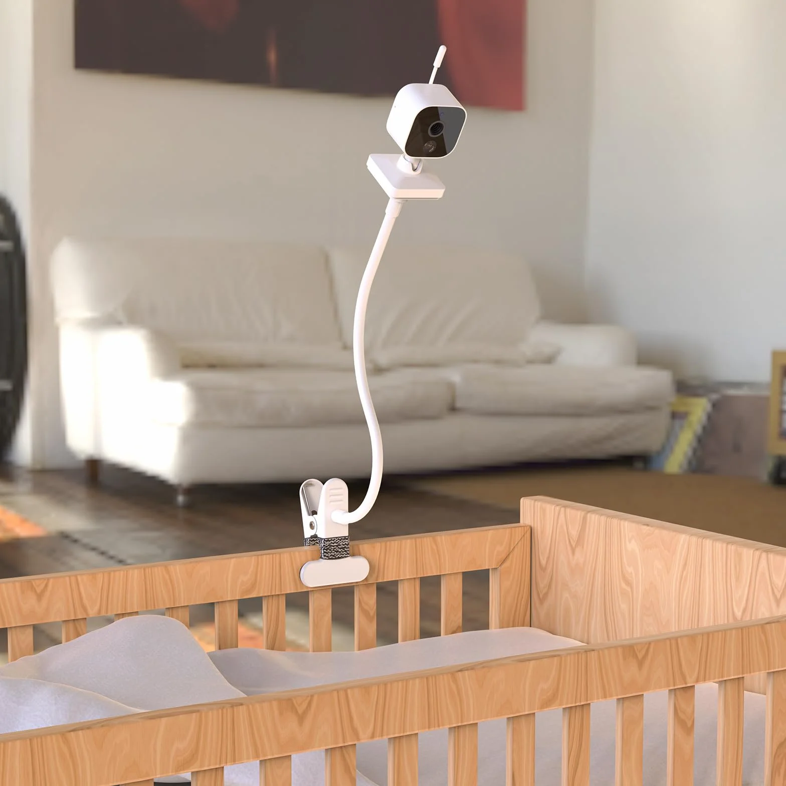 HOLACA Soporte de clip compatible con GHB ABM700/SM50B, soporte para vigilabebés para 720P OBVHNUA 900ES1/900ES2