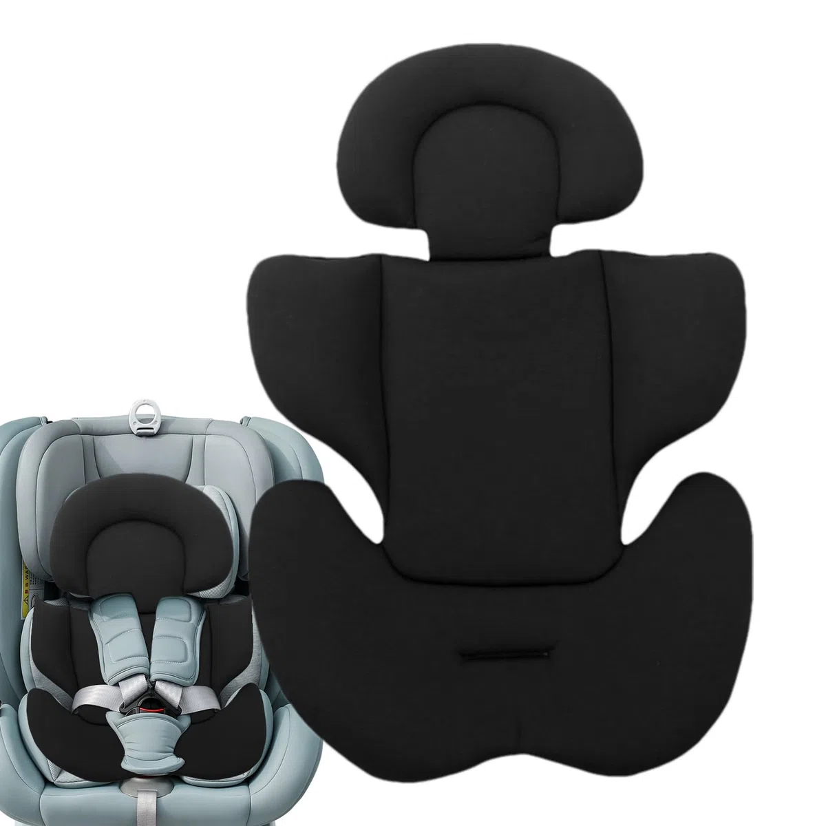Cojín para Cochecito Bebé, Reductor De Asiento para Bebé Recién Nacido, Almohada De Apoyo Y Transpirable para Soporte De Cabeza, Cuerpo Y Cuello