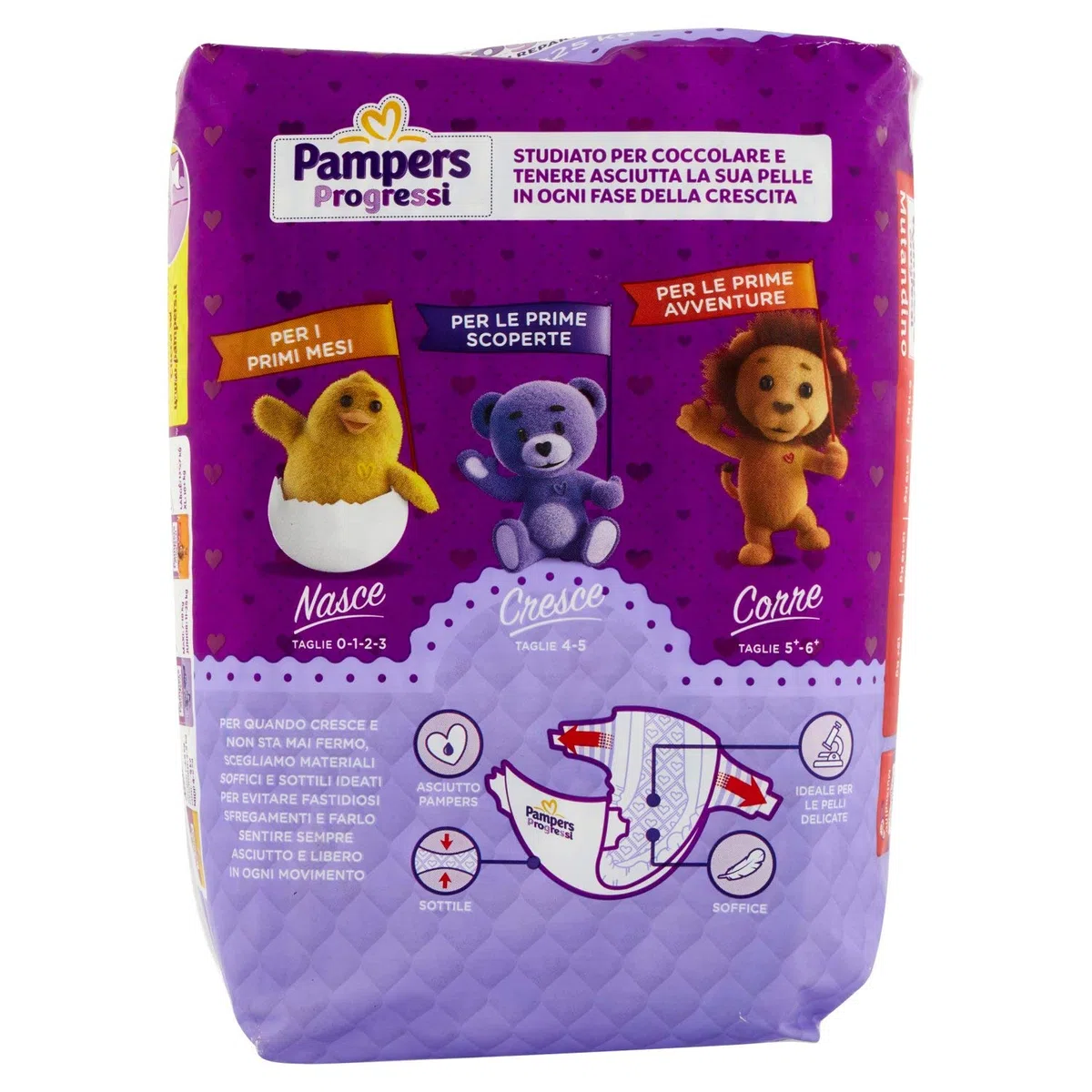 Pannolini Pampers Progressi Maxi 11-25 Kg Misura 5 (19pz)
