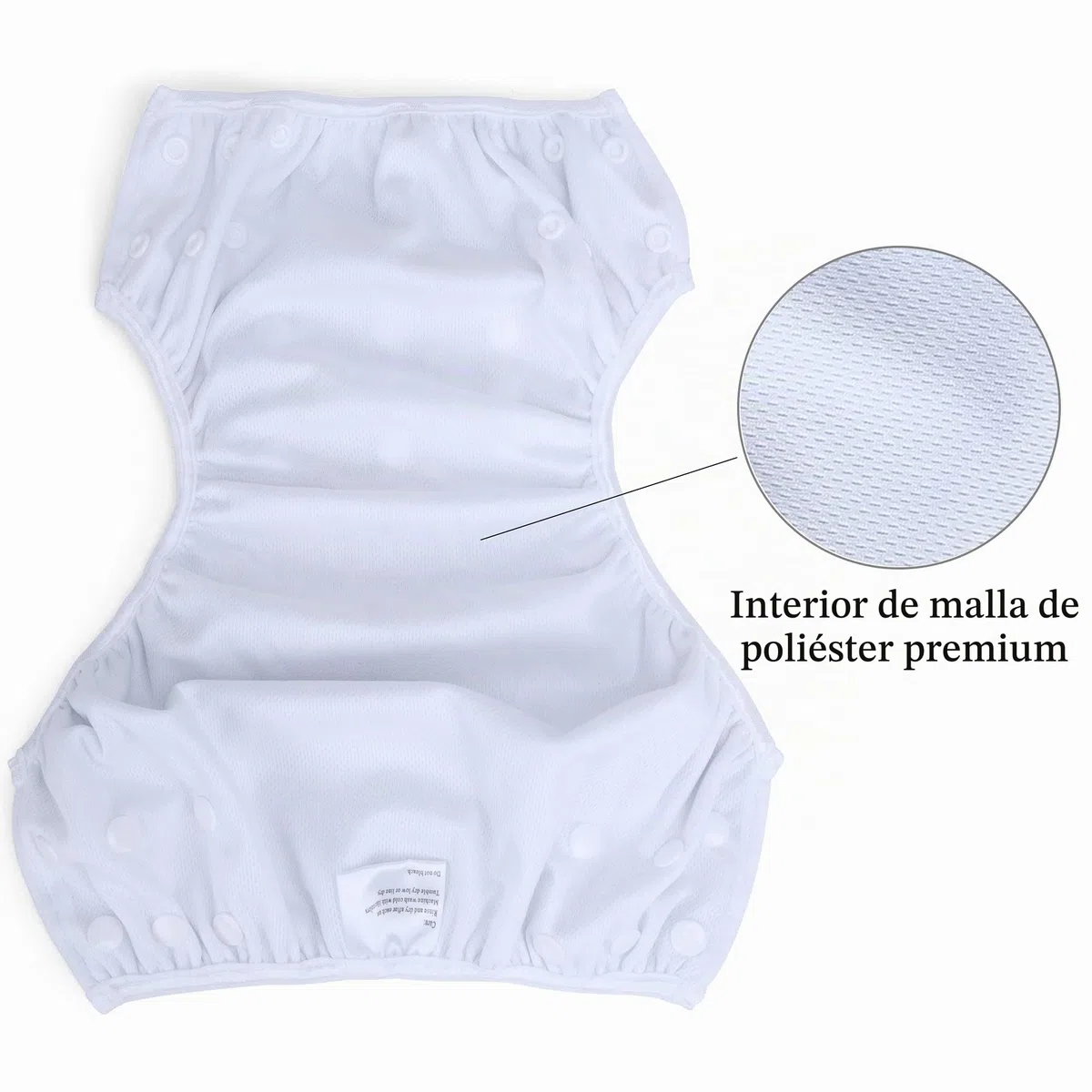 Teamoy pañals nadar lavables(paquete de 2), reutilizables pañales para baño pañales de natación para bebés niño, Ballena + ballena linda