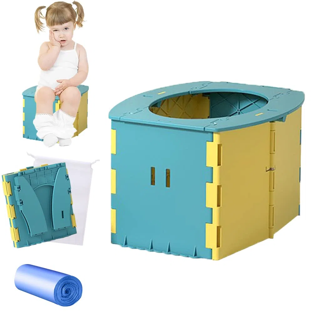Orinal plegable para bebe,Orinal de Viaje para Niños,Inodoro Infantil Plegable,Orinal portatil infantil plegable,Asiento Inodoro Plegable,Orinal wc infantil (Rosa)