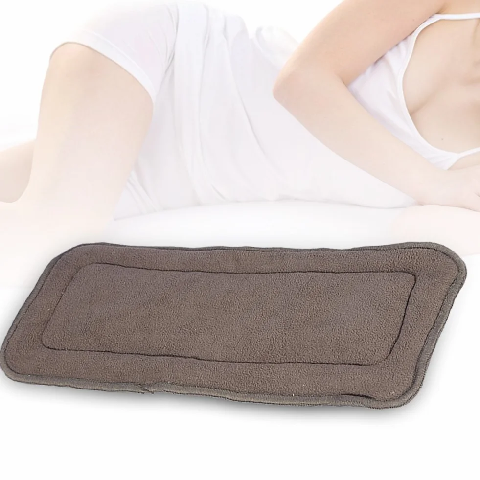 Relleno de carbón de bambú para pañales para adultos, 5 capas, forro para pañales, colchón para bebé, lavable, 2 tamaños disponibles(M)