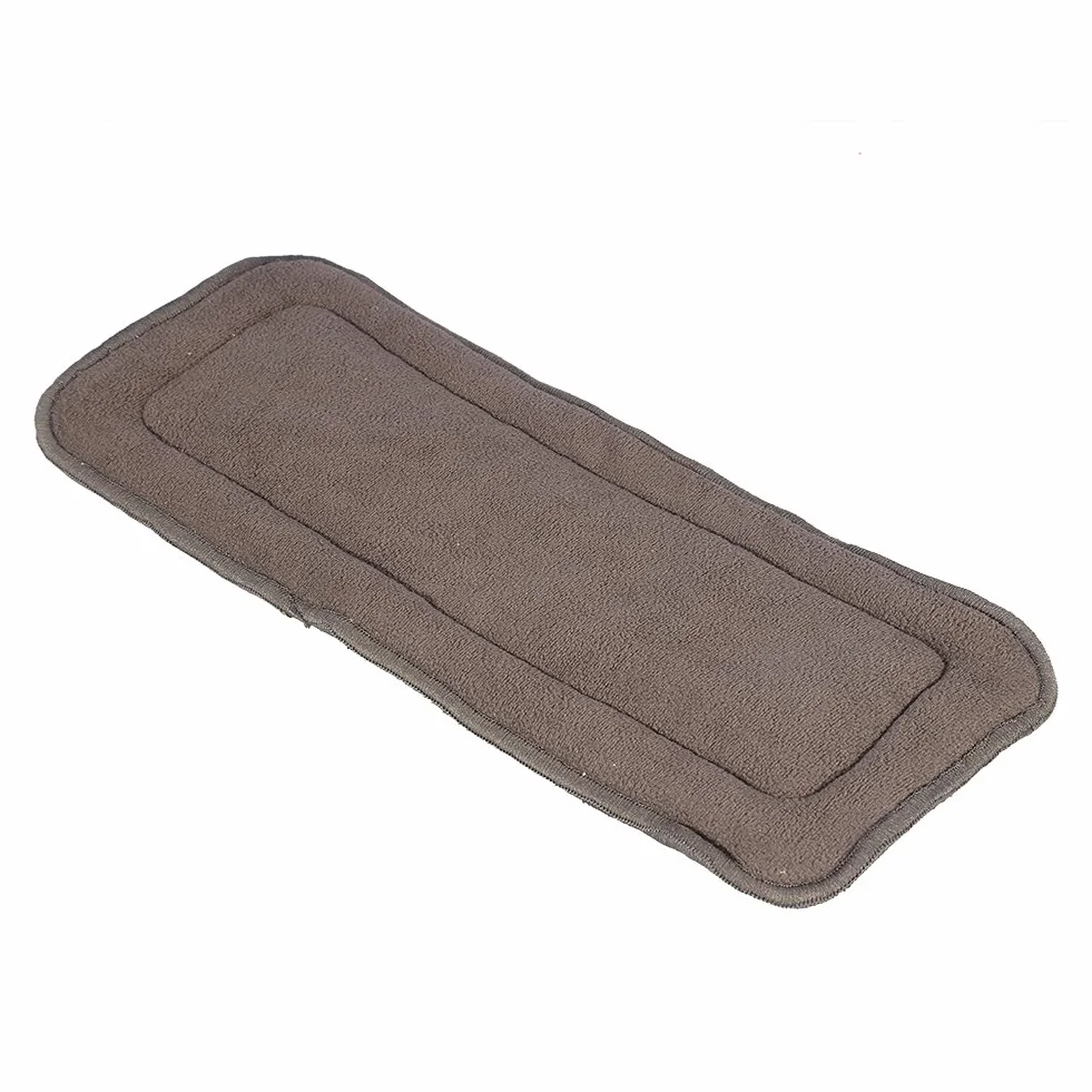 Relleno de carbón de bambú para pañales para adultos, 5 capas, forro para pañales, colchón para bebé, lavable, 2 tamaños disponibles(M)