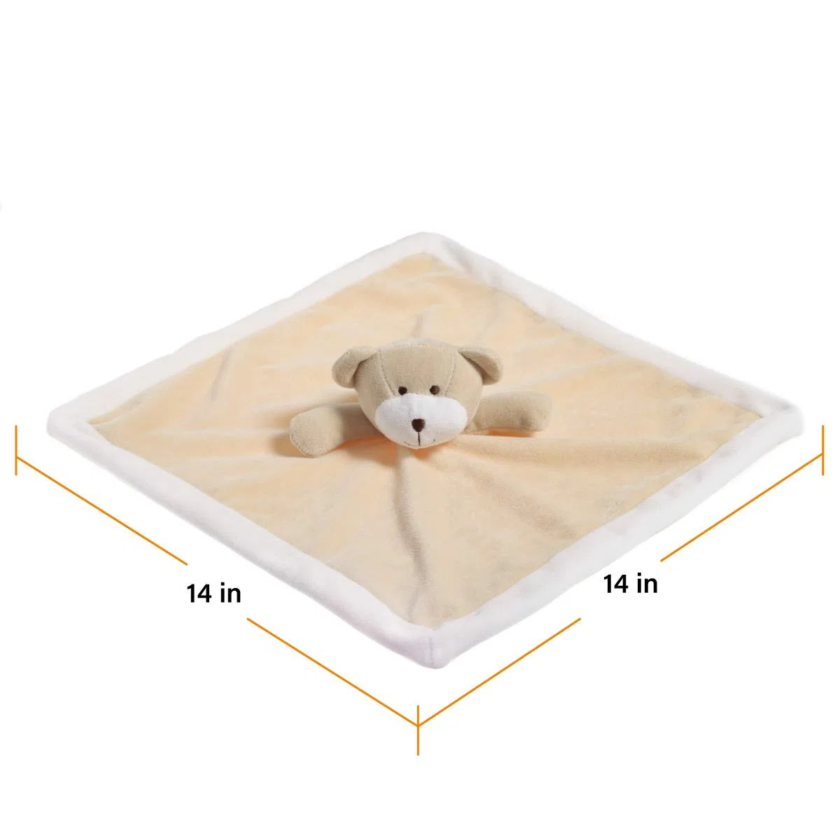 Apricot Lamb - Schlaf-gut Teddybär Schmusetuch Plüsch Komfort Kuscheltier für Babys - weich & waschbar - 32 cm