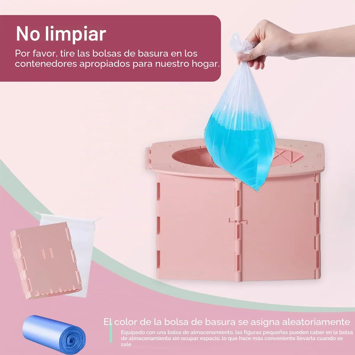 Inodoro Plegable para Niños,Orinal Portatil Niños Plegable,Orinal Portatil Niños,Asiento de Inodoro para Niños,Orinal Portatil Niños Plegable Viaje,Vater Para Niños,Plegable Potty Training,rosa