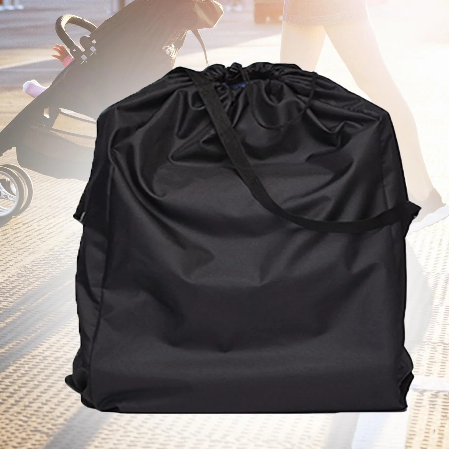 Bolso para Silla de Paseo de Bebé,Bolsa Carrito Bebe Cierre Ajustable, Funda Carro Bebe Universal con Protección Solar, 67cmx50cmx30cm