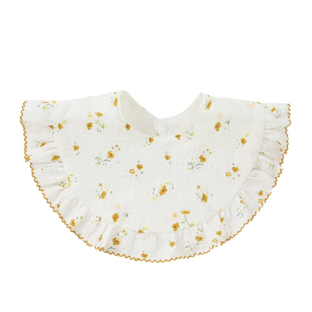 Nishine 4 piezas Unisex bebé muselina Bandana Drool baberos 360 grados giratorio algodón dentición alimentación Baberos babeo para niño niña