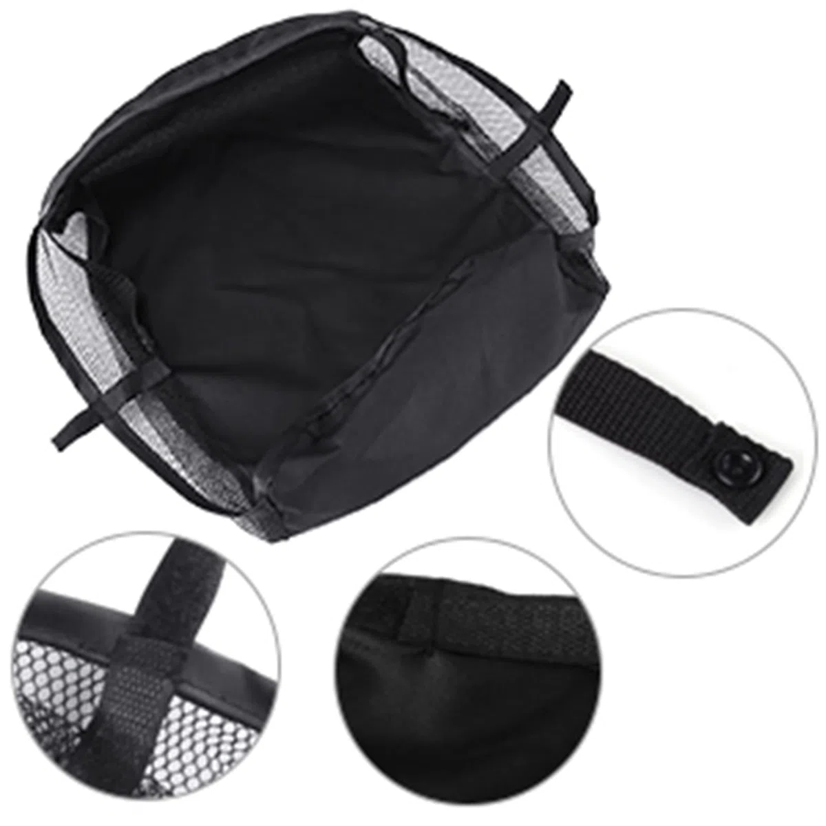 Cochecito de Bebé, Cesta Inferior, Carrito de Bebé, Caja de Almacenamiento de Compras, Bolsa Organizadora, 12 X 10 X 4 Pulgadas