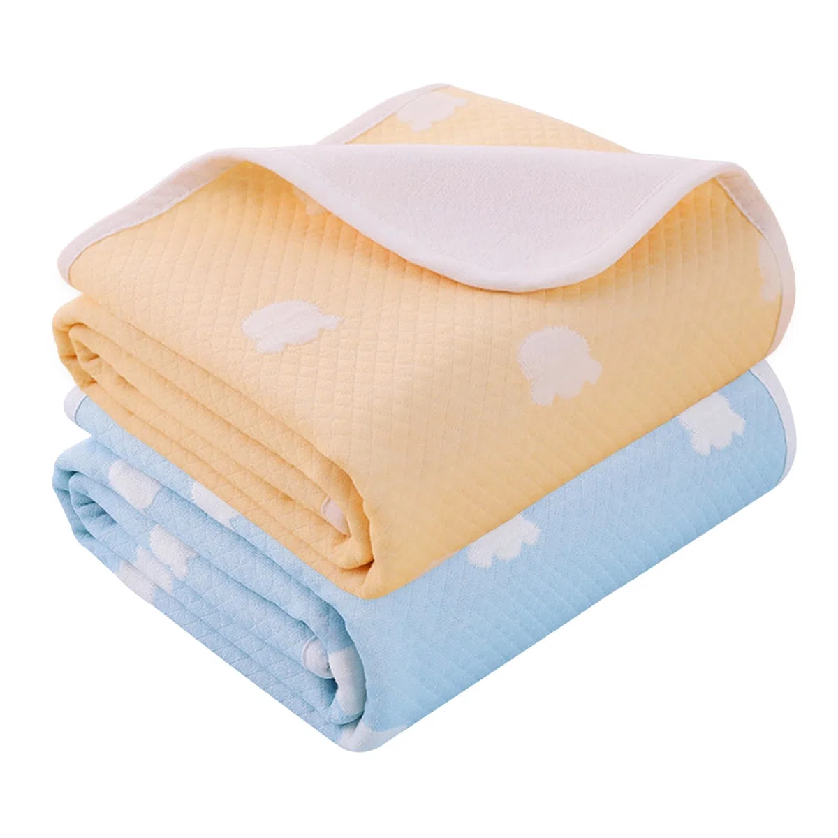 2 Piezas de Alfombrilla de Cambio Impermeable para Bebés, Almohadillas para Cambiar Pañales Lavables para Niños, Sábana para Pañales, Cambiador para Bebé Reutilizable para Bebé, 70 x 90 cm