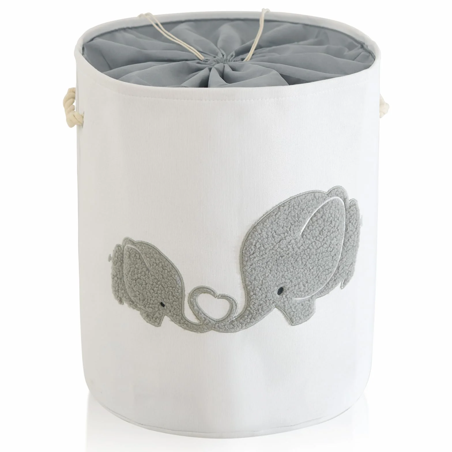 Cesta Extragrande 58 L Plegable de Lona para Juguetes y Ropa