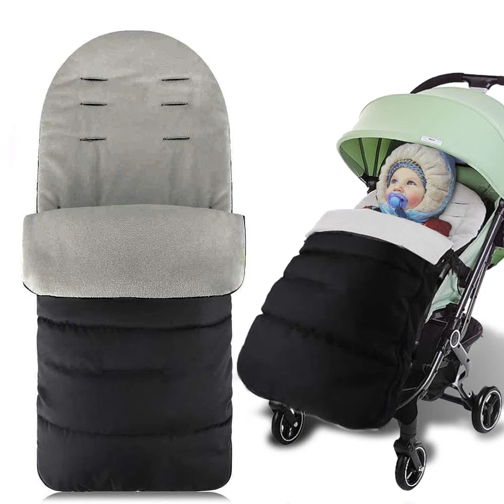 auvstar Saco Silla de Paseo,Saco Polar Universal Invierno,Saco Carro Bebe Universal,Saco Carrito Bebe,Saco Capazo para Cochecito,Sacos de Silla de Bebe para bebés de 0 a 3 año,Impermeable Fría