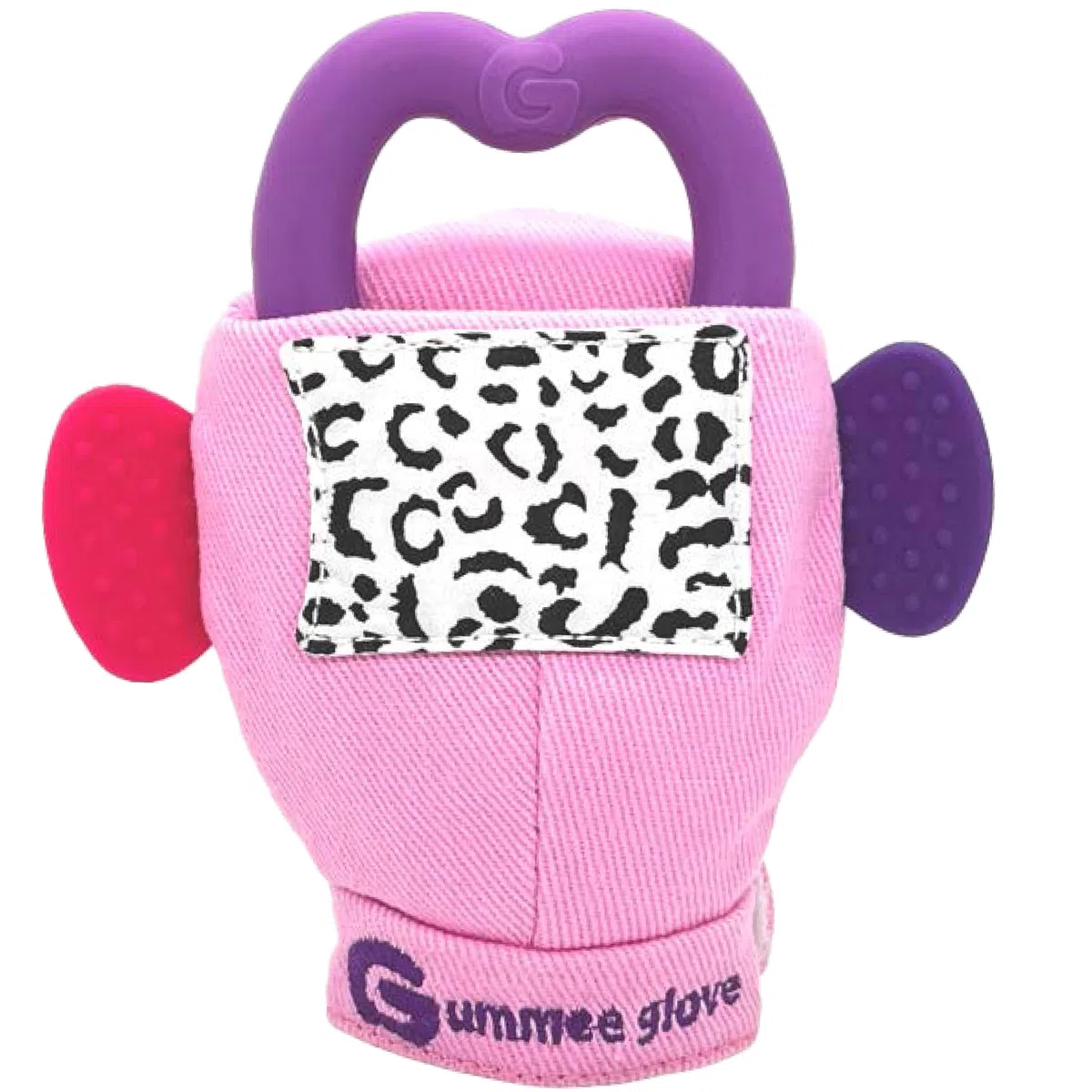 Gummee Glove Teething Mitten for Babies 3-6 Months Detachable Teether Teething Ring Baby Shower Premium Quality 100% Cotton and Food Grade Silicone EN71 Tested Perfect Teething Kit