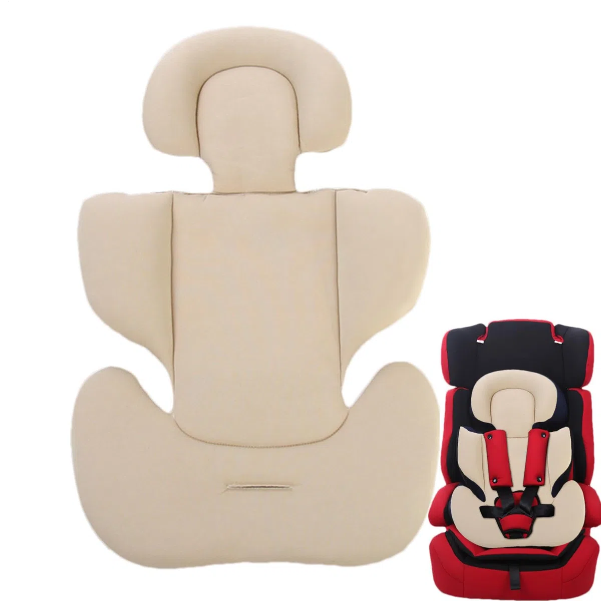 Inserto Para Asiento De Coche Para Bebé, Inserto Para Recién Nacido Para Asiento De Coche,Cojín Acogedor Para Asiento De Coche Para Recién Nacidos, Soporte Para La Cabeza De Bebé Para Cojín De Asiento