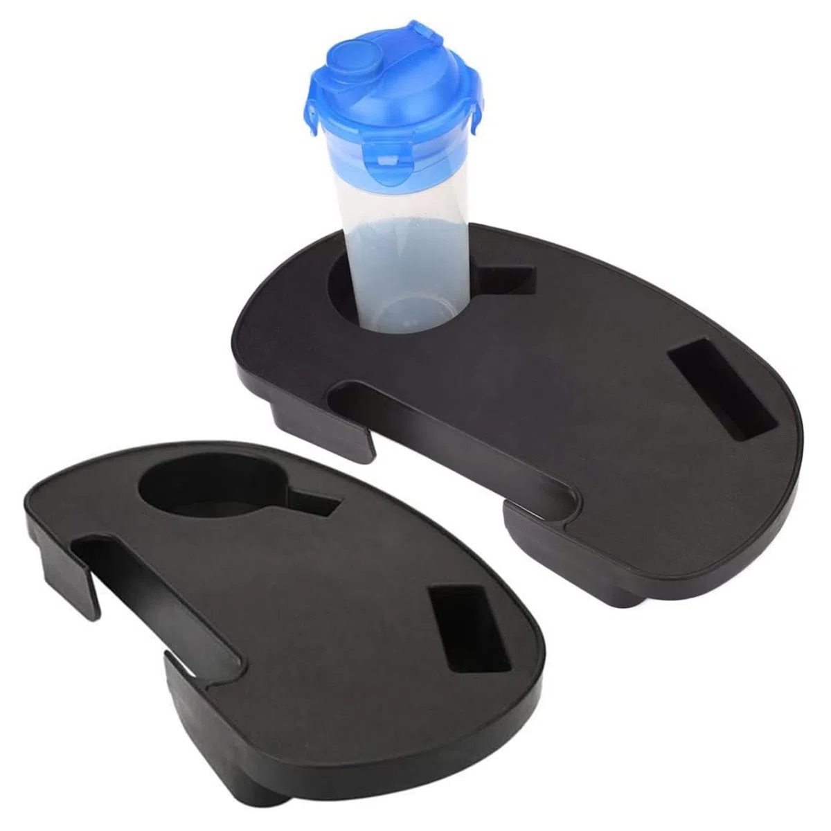 Bandeja para portavasos | Portavasos para Silla Bandeja para Silla de Playa de 2 Piezas. Taza para Escritorio con Dispositivo móvil